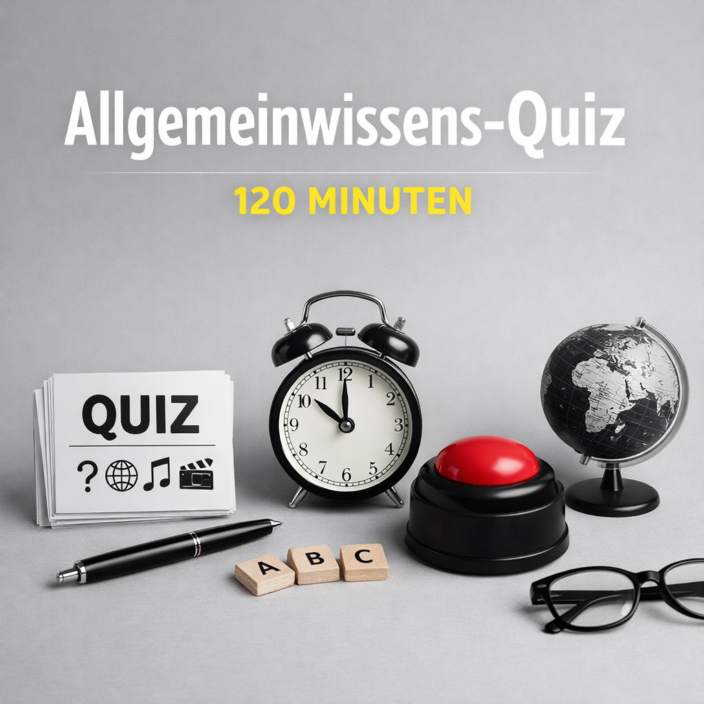 "Allgemeinwissens"-Quiz - 120 Minuten